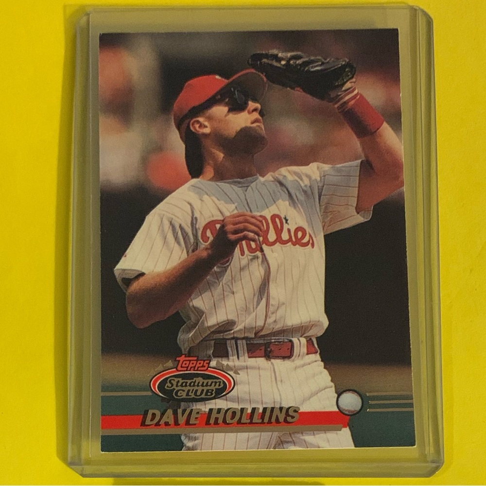 Dave Hollins #339 1993 Topps Stadium Club Baseball Trading Card